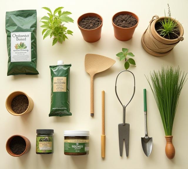 Eco-friendly sustainable gardening supplies